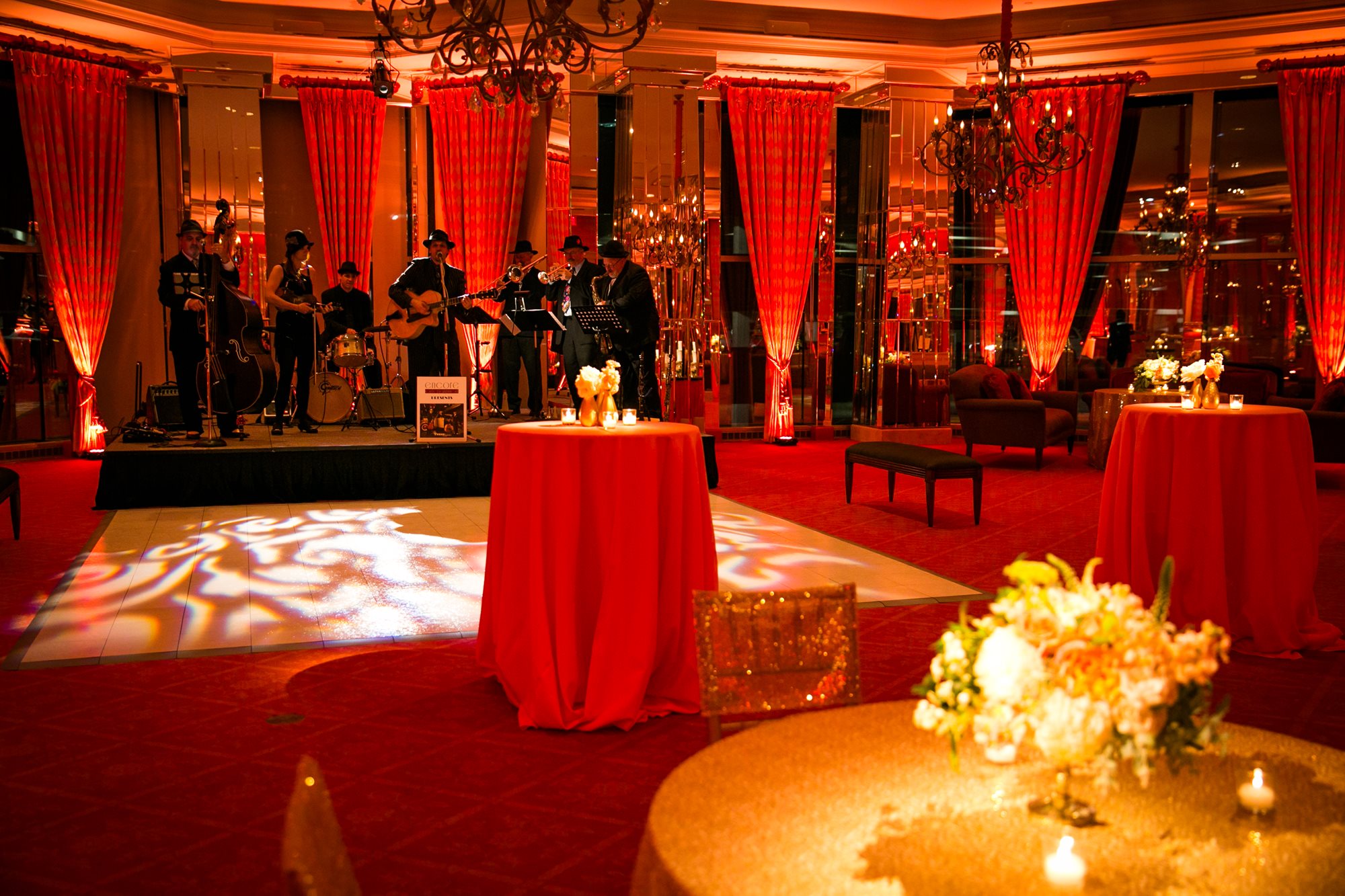 Red Ballroom lighting