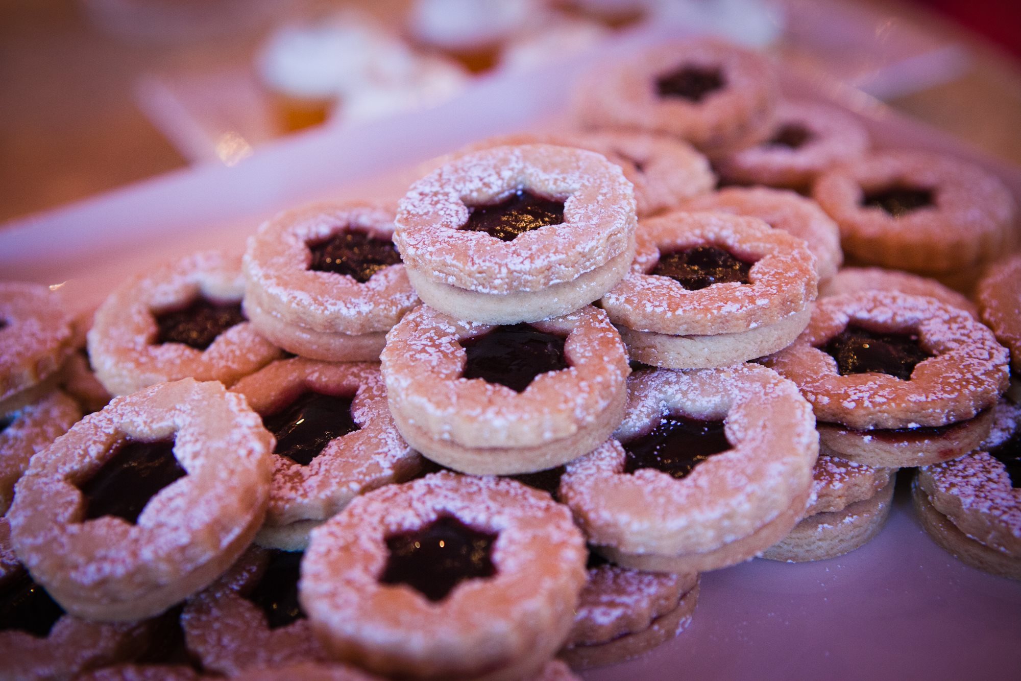 Frosted Star Cookie Display